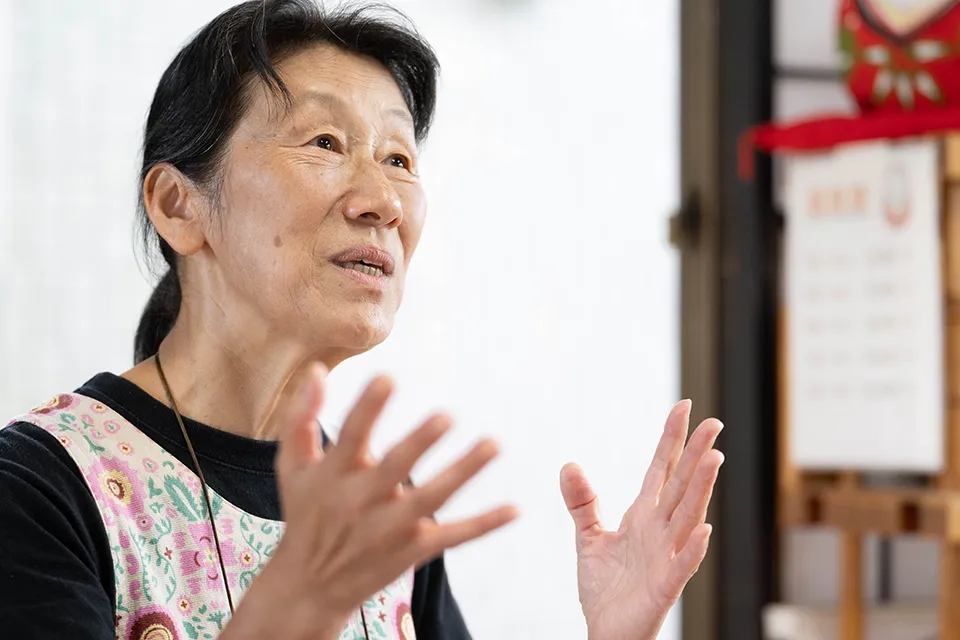 ごとう姫だるま工房の後藤久美子さん